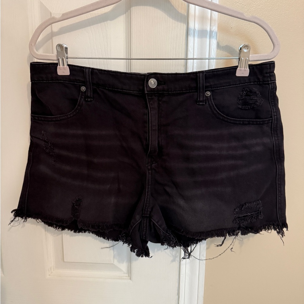 Aerie Daydream Denim Short Black L